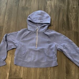 Lululemon wild indigo Half-Zip Hoodie